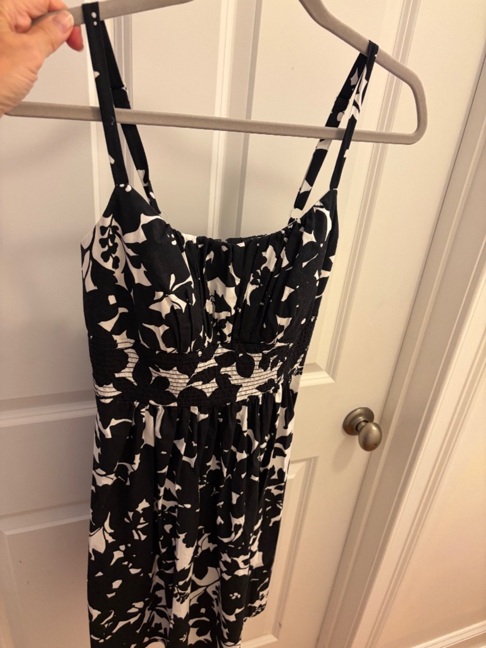 B Smart Cotton Mini Dress with Built-in Bra